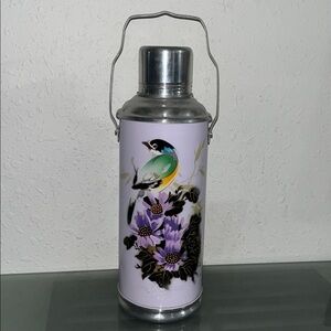 Vintage SUNFLOWER vacuum thermos